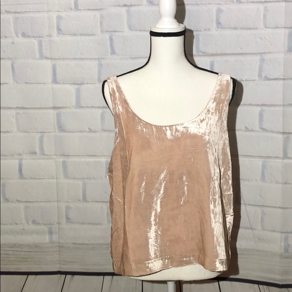 J. Crew Tops - NWT J Crew Velvet Tank Top SUBTLE PINK 14
